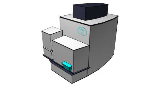 snapshot of textured 3D model of a mass spec