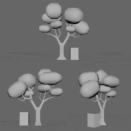 Odyssey basic 3D models of Eucalypt